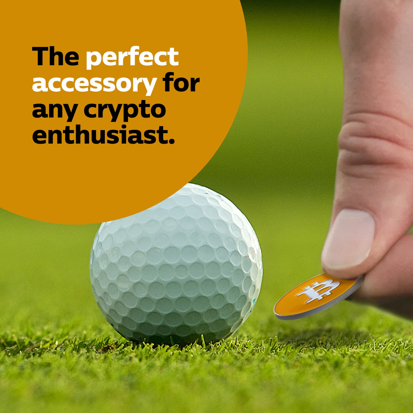Bitcoin Golf Ball Markers Value Pack - Works with Most Hat Magnetic Clips and Divot Repair Tools Men and Women Golf Gift Accessories Funny Ball Mark Bulk Lot of Bitcoin Ball Markers