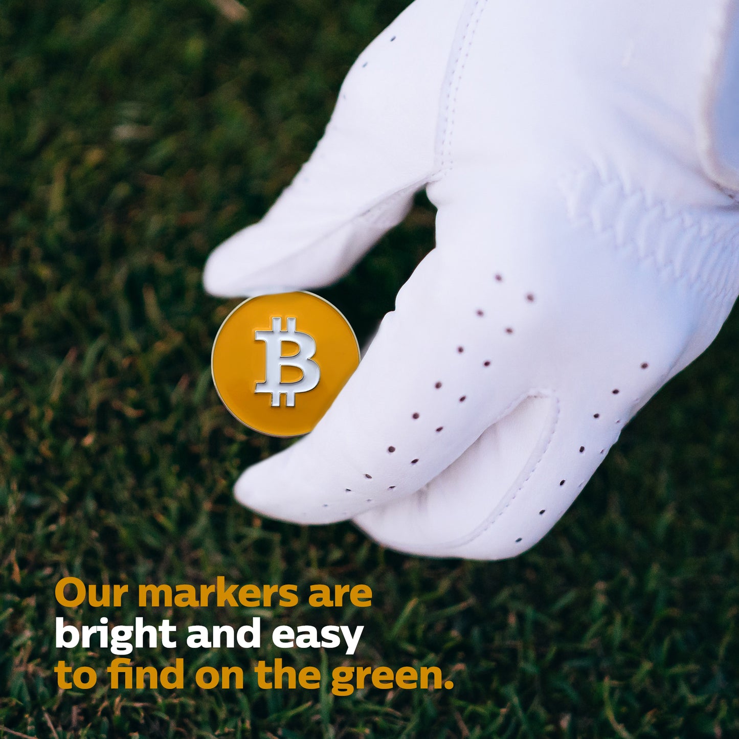 Bitcoin Golf Ball Markers Value Pack - Works with Most Hat Magnetic Clips and Divot Repair Tools Men and Women Golf Gift Accessories Funny Ball Mark Bulk Lot of Bitcoin Ball Markers