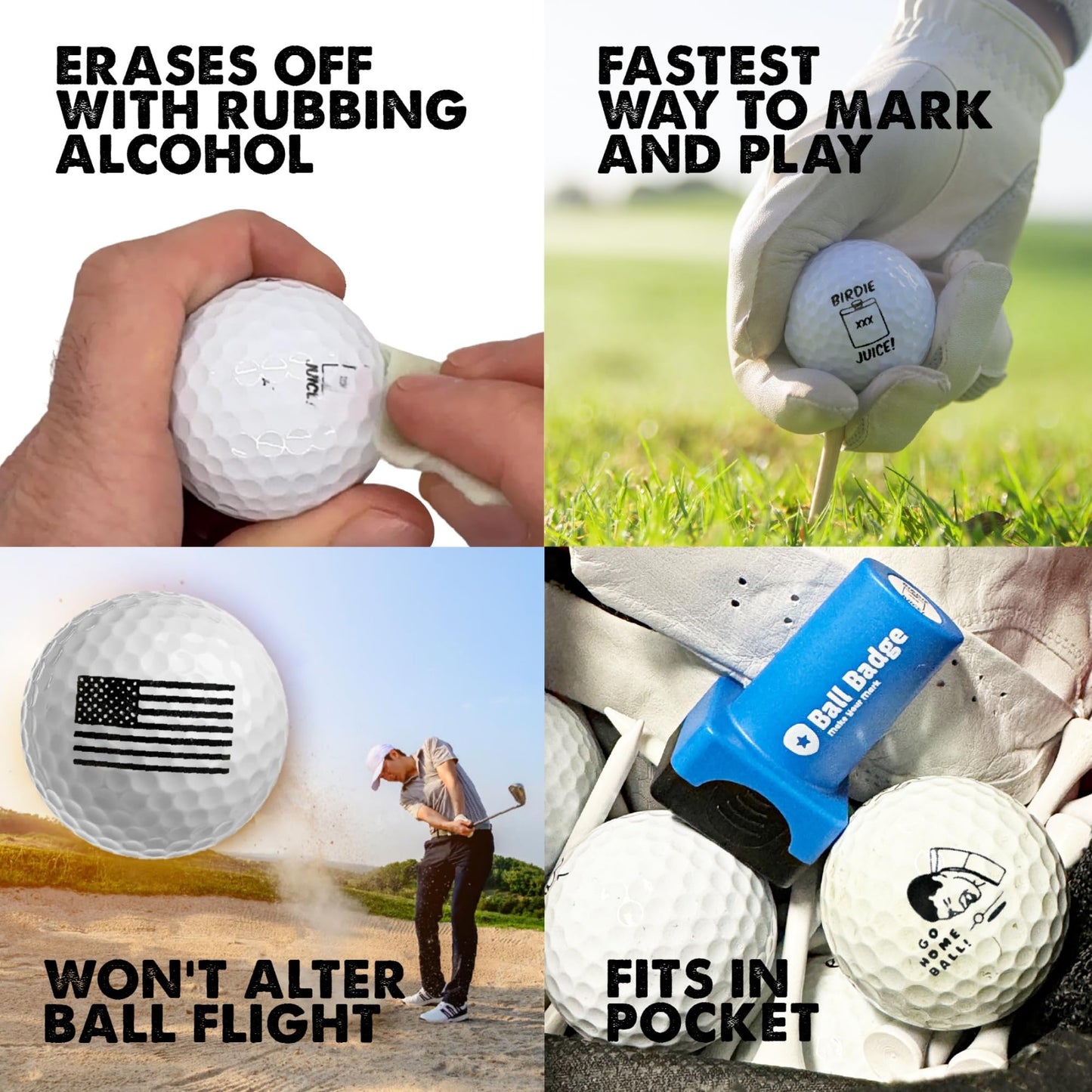 HODL 21 Ball Badge Golf Ball Stamp β Self-Inking Golf Marker, Quick-Dry & Waterproof β No Leaks, No Messy Refills β Durable, Reusable Golf Ball Stamper Golfing Gift & Accessory (Alligator)