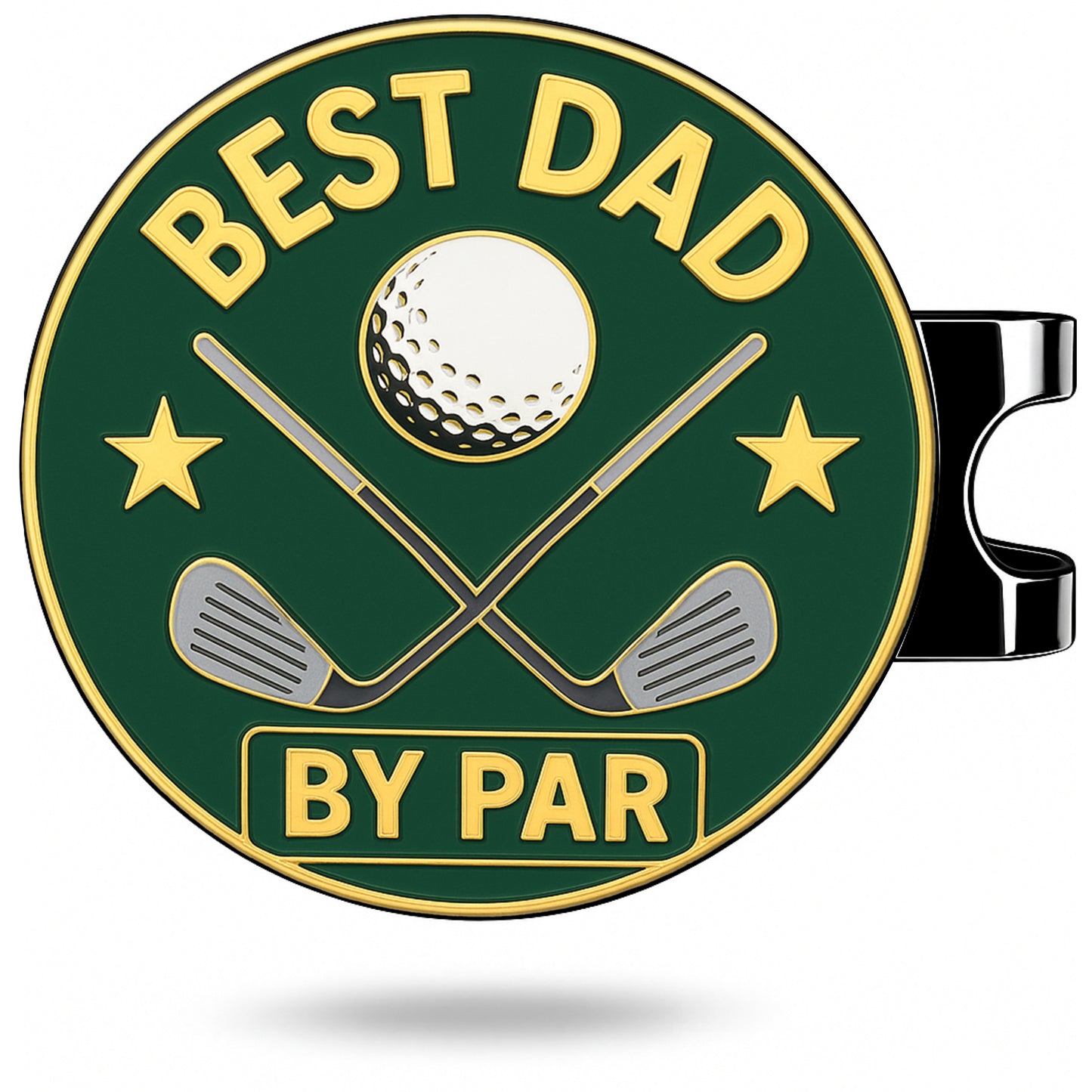 HODL 21 Golf Ball Marker and Hat Clip with Magnetic Attachment – Stylish Novelty Set Golf Gear – 1 Inch Diameter Markers with Strong Magnet - Hat Clip Marker