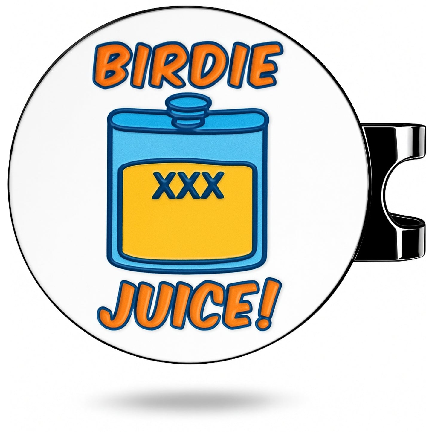 HODL 21 Golf Ball Marker and Hat Clip with Magnetic Attachment – Stylish Novelty Set Golf Gear – 1 Inch Diameter Markers with Strong Magnet - Hat Clip Marker