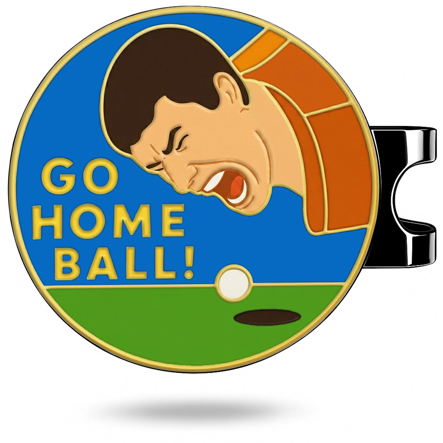 HODL 21 Golf Ball Marker and Hat Clip with Magnetic Attachment – Stylish Novelty Set Golf Gear – 1 Inch Diameter Markers with Strong Magnet - Hat Clip Marker