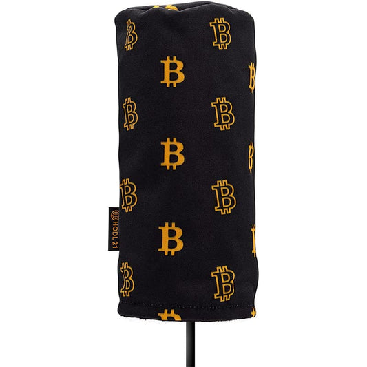Golf Club Driver Headcover- Premium Bitcoin Barrel Style Golf Driver Head Covers - Protective Golf Driver Head Cover for up to 460 cc Driver Woods