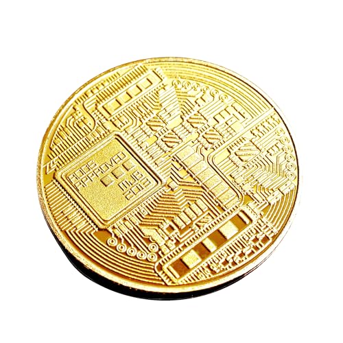 Collector's Edition Bitcoin Coin - Commemorative Cryptocurrency Collectible in Protective Acrylic Display Case - Perfect for Crypto Enthusiasts, Coin Collectors, and Gifts