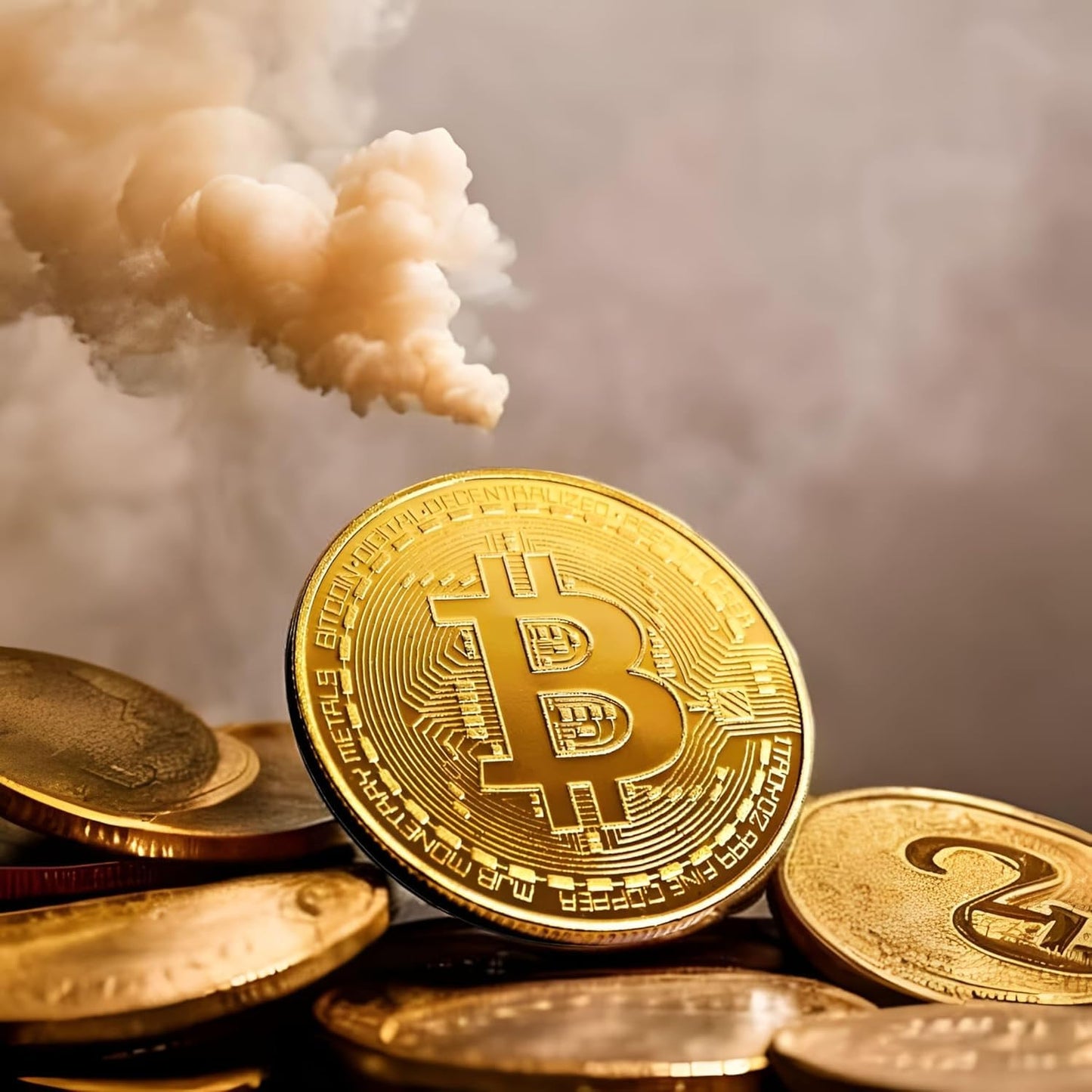 Collector's Edition Bitcoin Coin - Commemorative Cryptocurrency Collectible in Protective Acrylic Display Case - Perfect for Crypto Enthusiasts, Coin Collectors, and Gifts