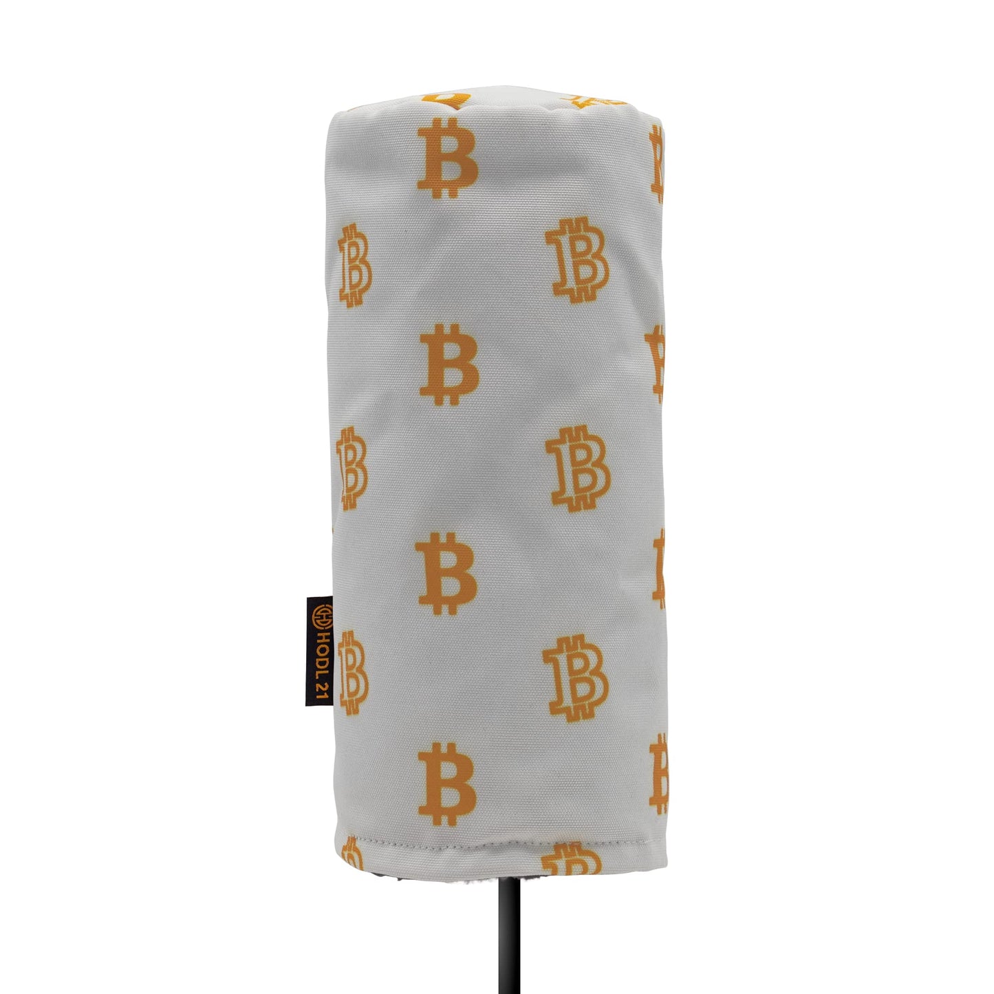 Golf Club Driver Headcover- Premium Bitcoin Barrel Style Golf Driver Head Covers - Protective Golf Driver Head Cover for up to 460 cc Driver Woods