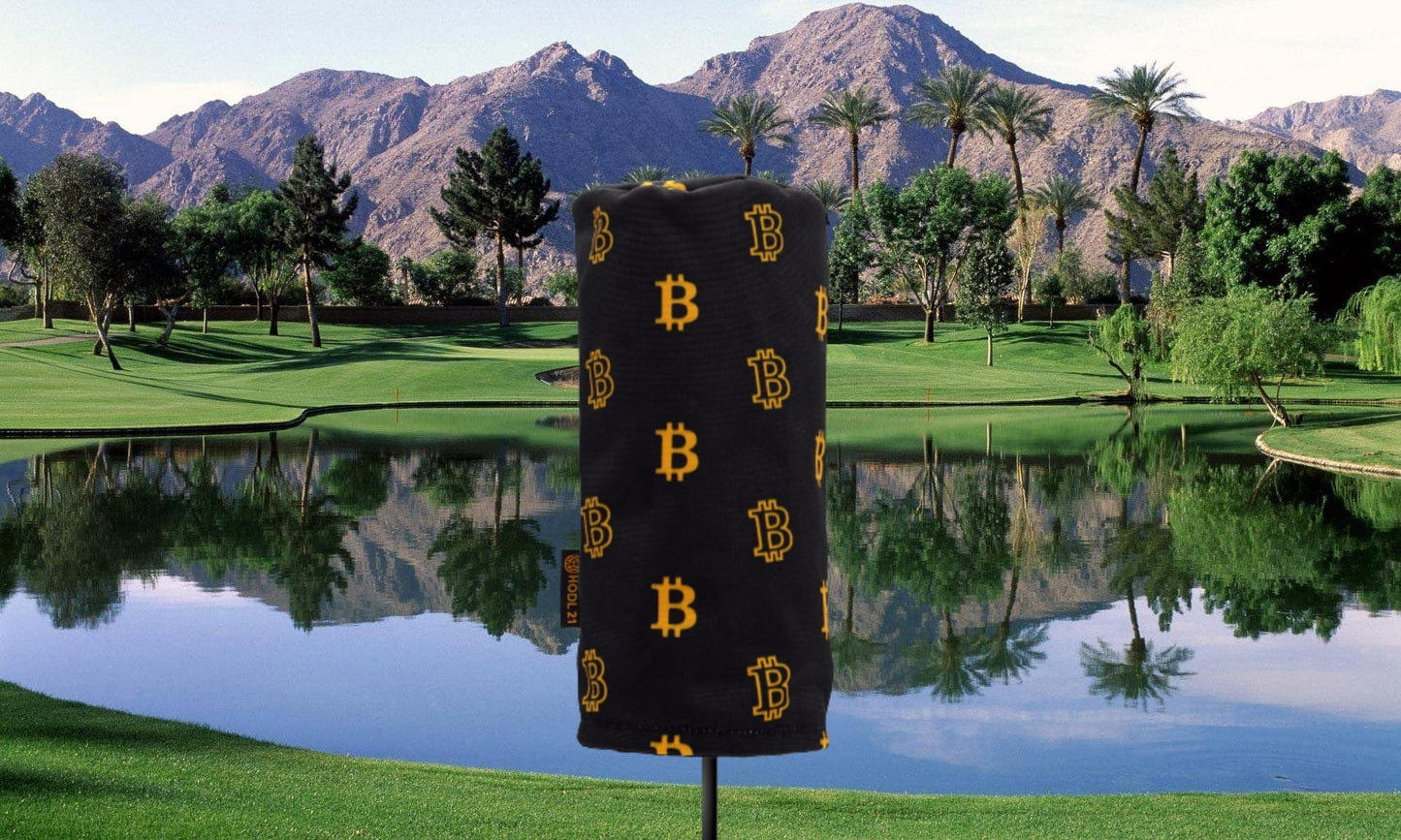 Golf Club Driver Headcover- Premium Bitcoin Barrel Style Golf Driver Head Covers - Protective Golf Driver Head Cover for up to 460 cc Driver Woods