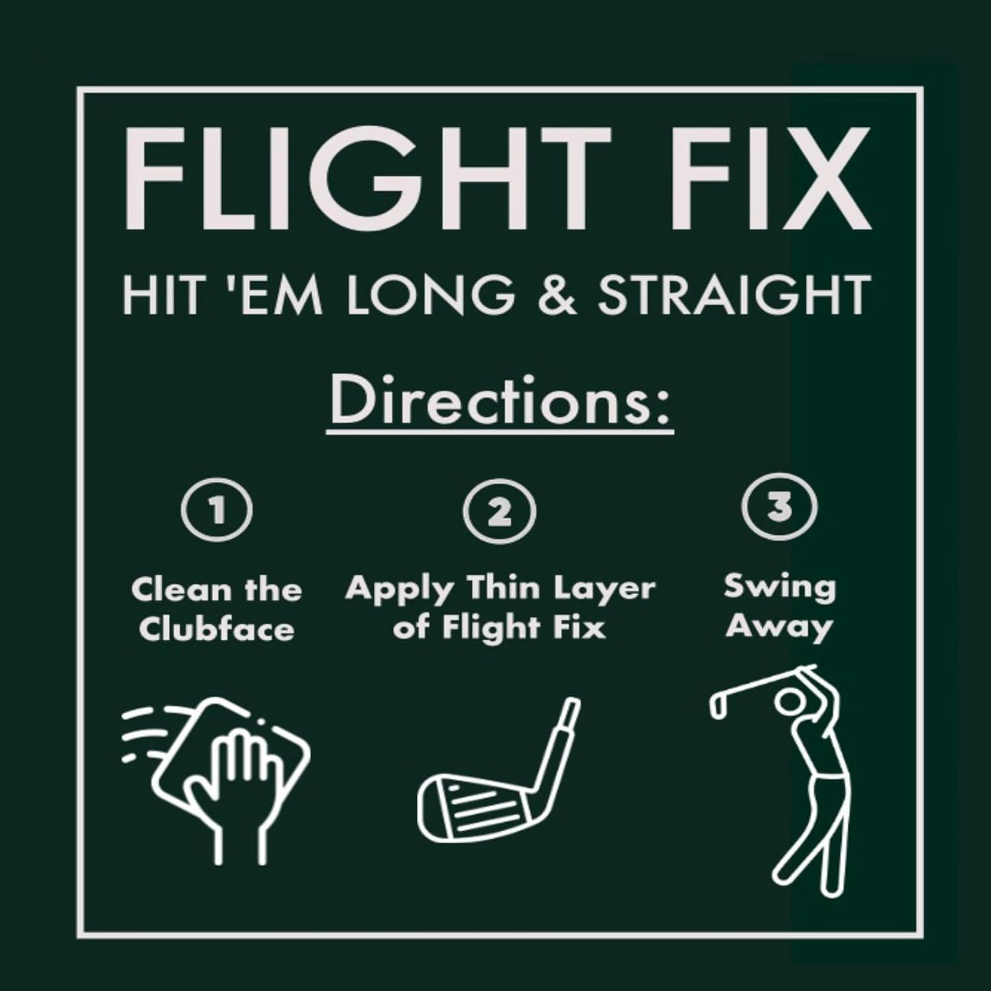 FlightFix Golf Ball Shaped Anti-Slice & Anti-Hook Compound – Flight Fix Reduces Side Spin for Straighter, Longer Shots – Increases Distance – Unique Golf Ball Packaging