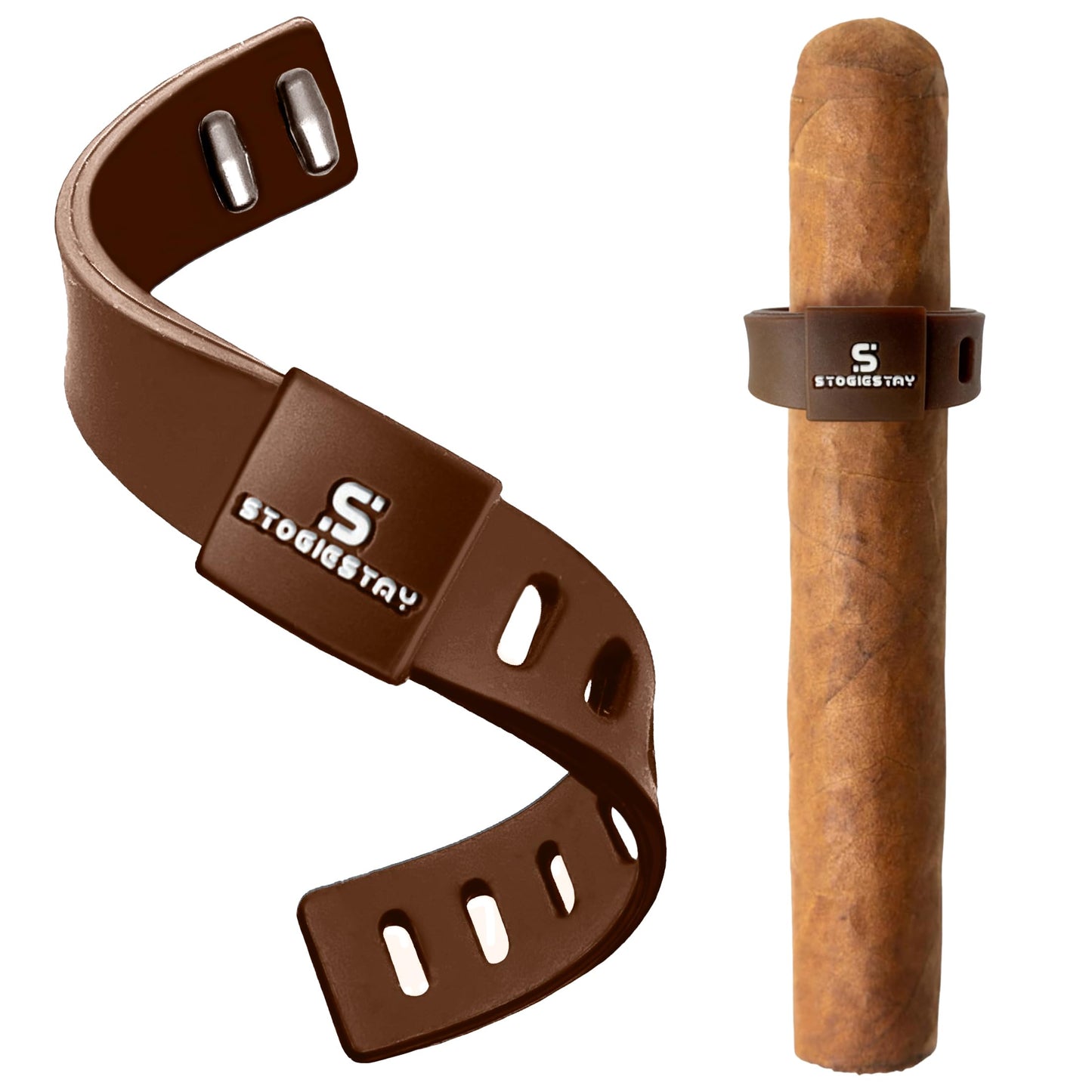 StogieStay Magnetic Holder - Portable Clip for Golf Carts & Accessories for Men - Premium Golf Gifts - Perfect for Fishing, Grilling, Camping & Sporting Events