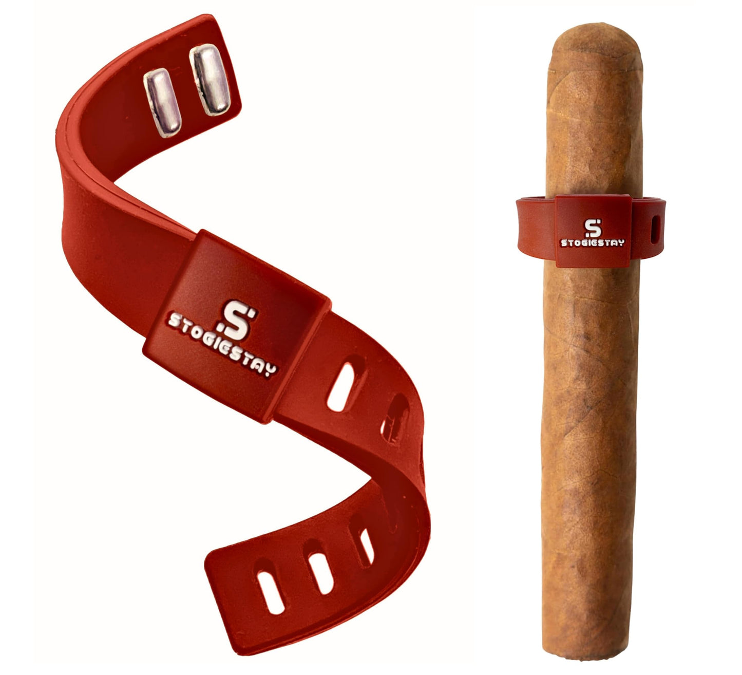 StogieStay Magnetic Holder - Portable Clip for Golf Carts & Accessories for Men - Premium Golf Gifts - Perfect for Fishing, Grilling, Camping & Sporting Events