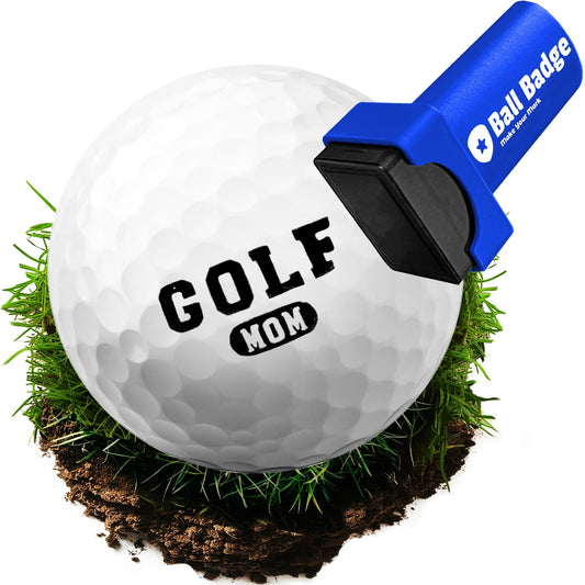 HODL 21 Ball Badge Golf Ball Stamp – Self-Inking Golf Marker, Quick-Dry & Waterproof – No Leaks, No Messy Refills – Durable, Reusable Golf Ball Stamper Golfing Gift & Accessory (Golf Mom)